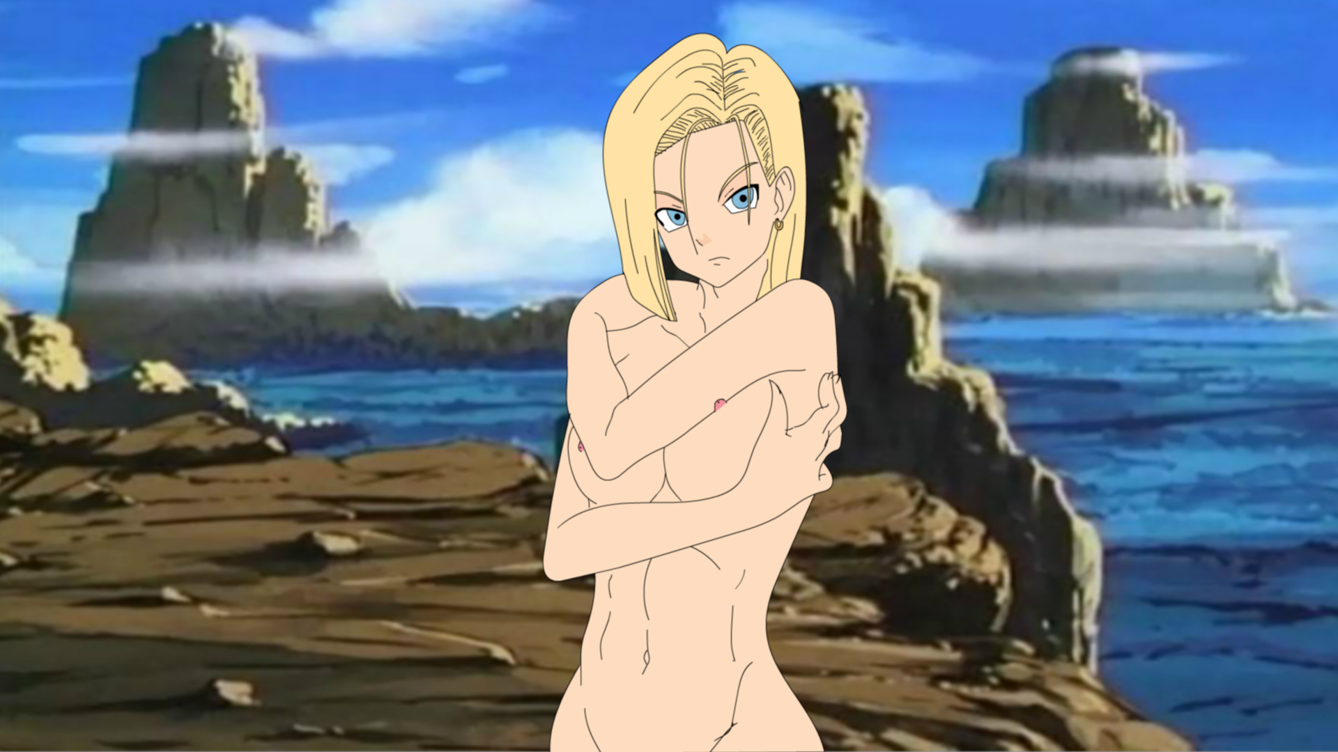 Android 18 Topless photo 25