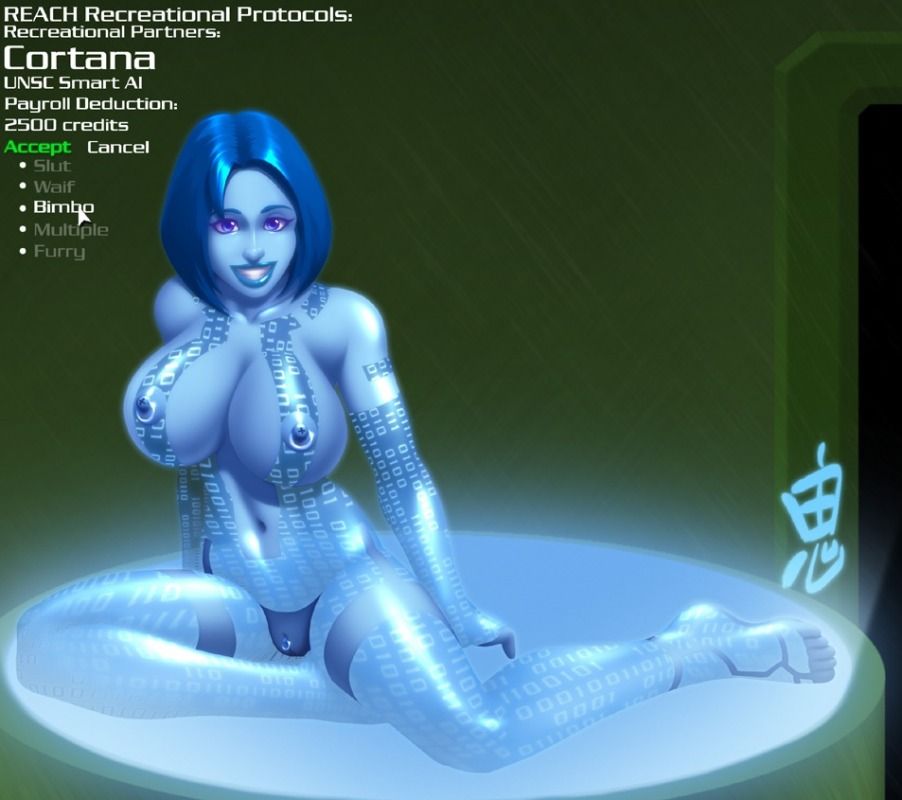 Cortana Masturbating photo 7
