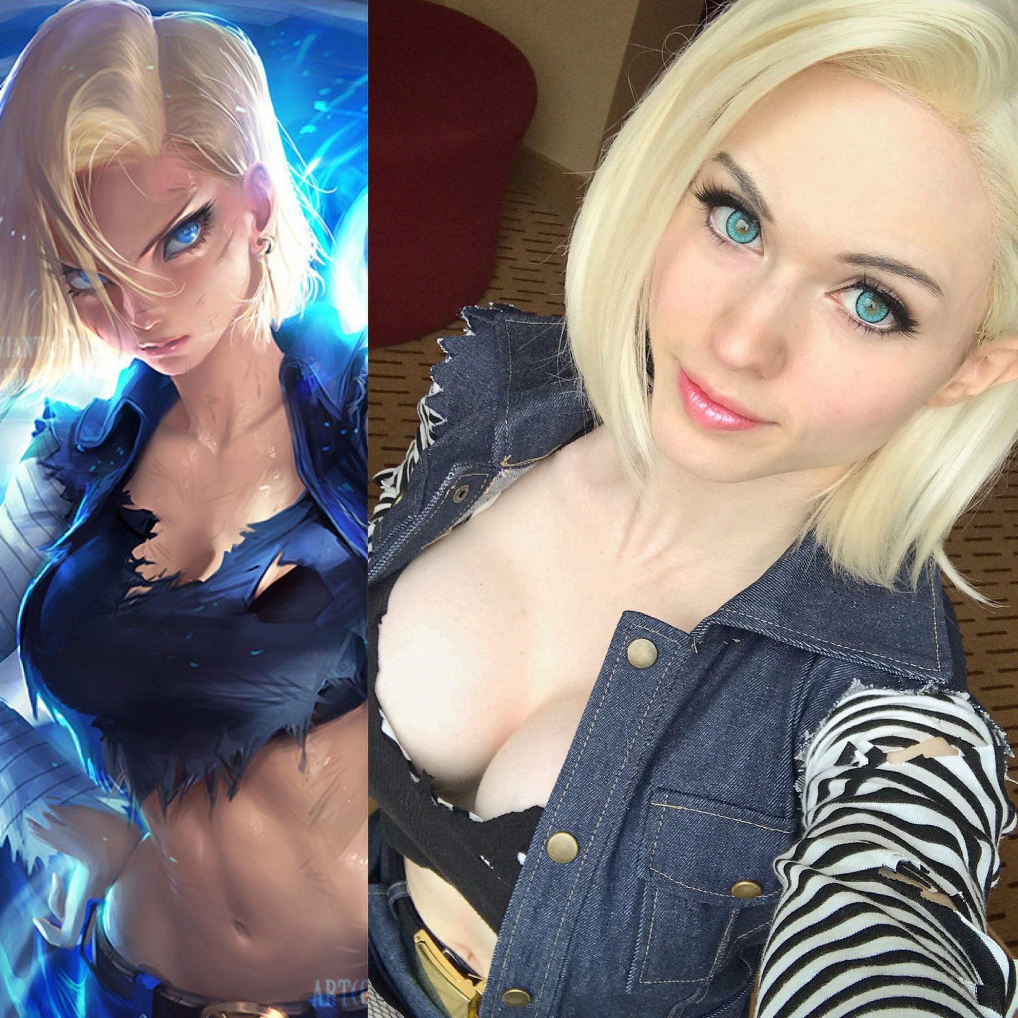 Amouranth Android 18 photo 26